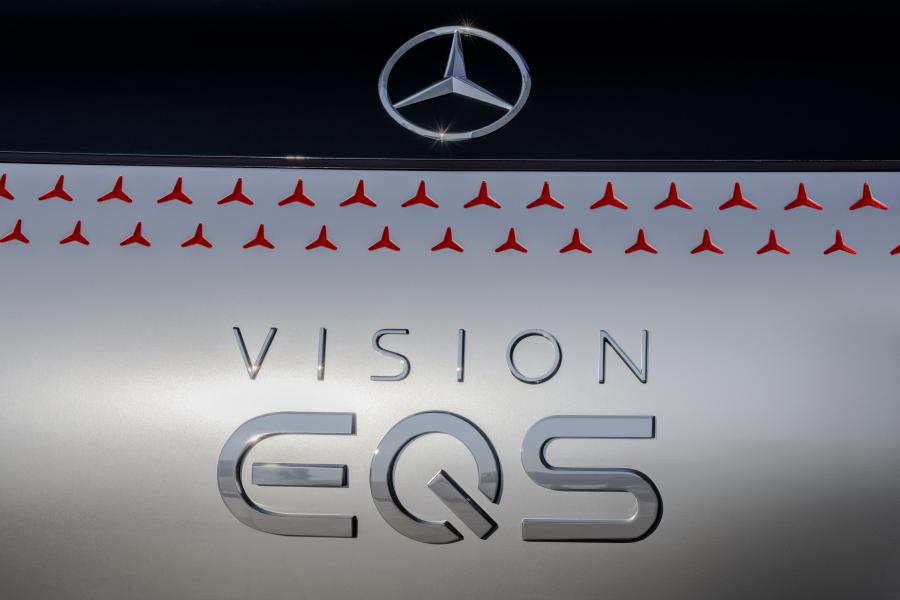 Логотип Mercedes-Benz Vision EQS 2019 года  (фото 23 из 54)